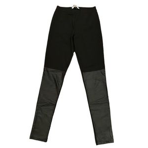 BCBG Faux Leather Leggings